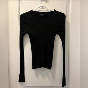 *4 for $25* Dynamite black Long Sleeve Ribbed sweater